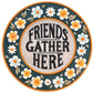 Friends Gather Here - Stepping Stone and Wall Plaque - Mellow Monkey