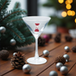 Down the Chimney - Martini Glass with Holiday Figure - 4-oz. - Mellow Monkey