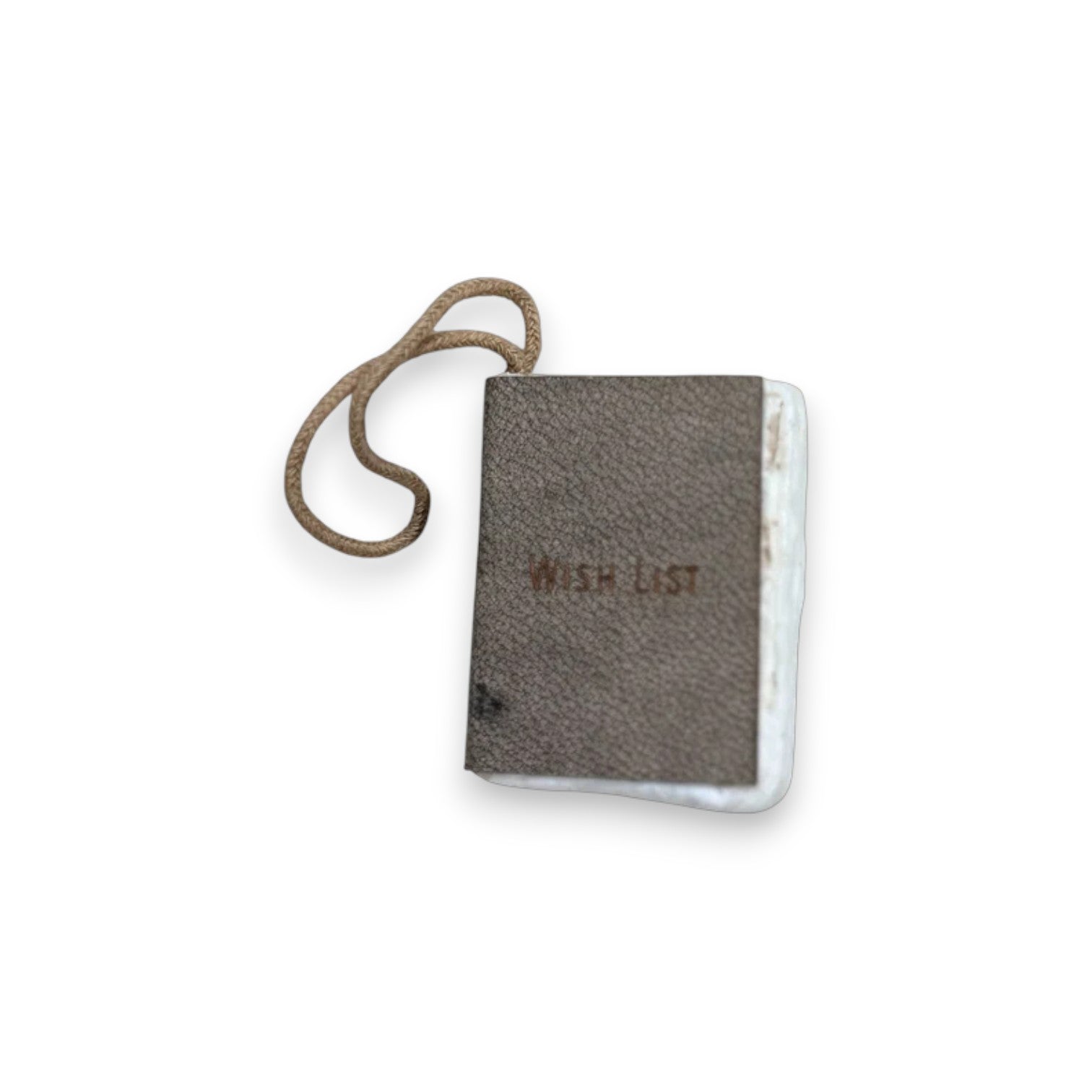 Little Book Ornament With Cotton Hanger - 2-in - Mellow Monkey