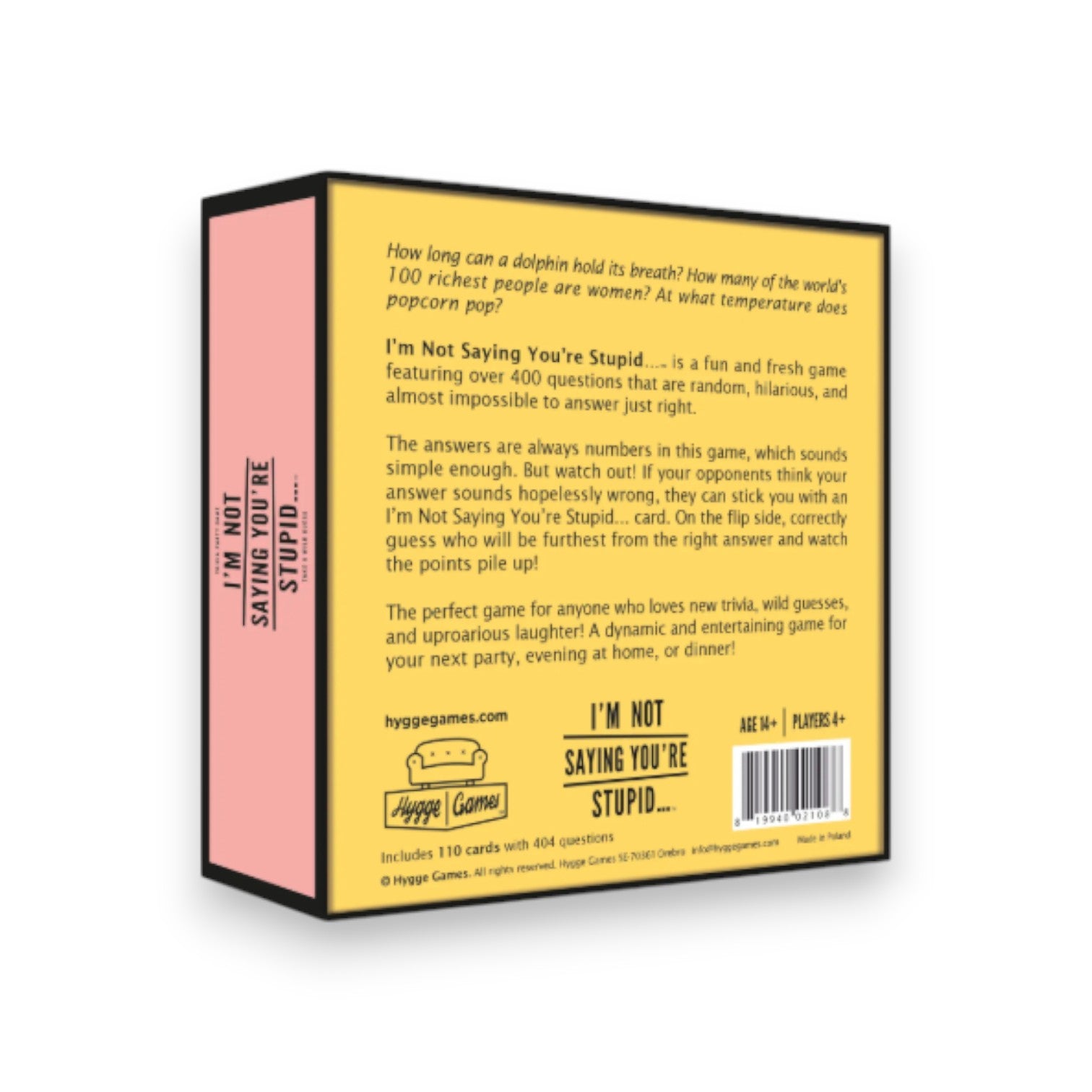 I'm Not Saying You're Stupid - Trivia Game - Mellow Monkey