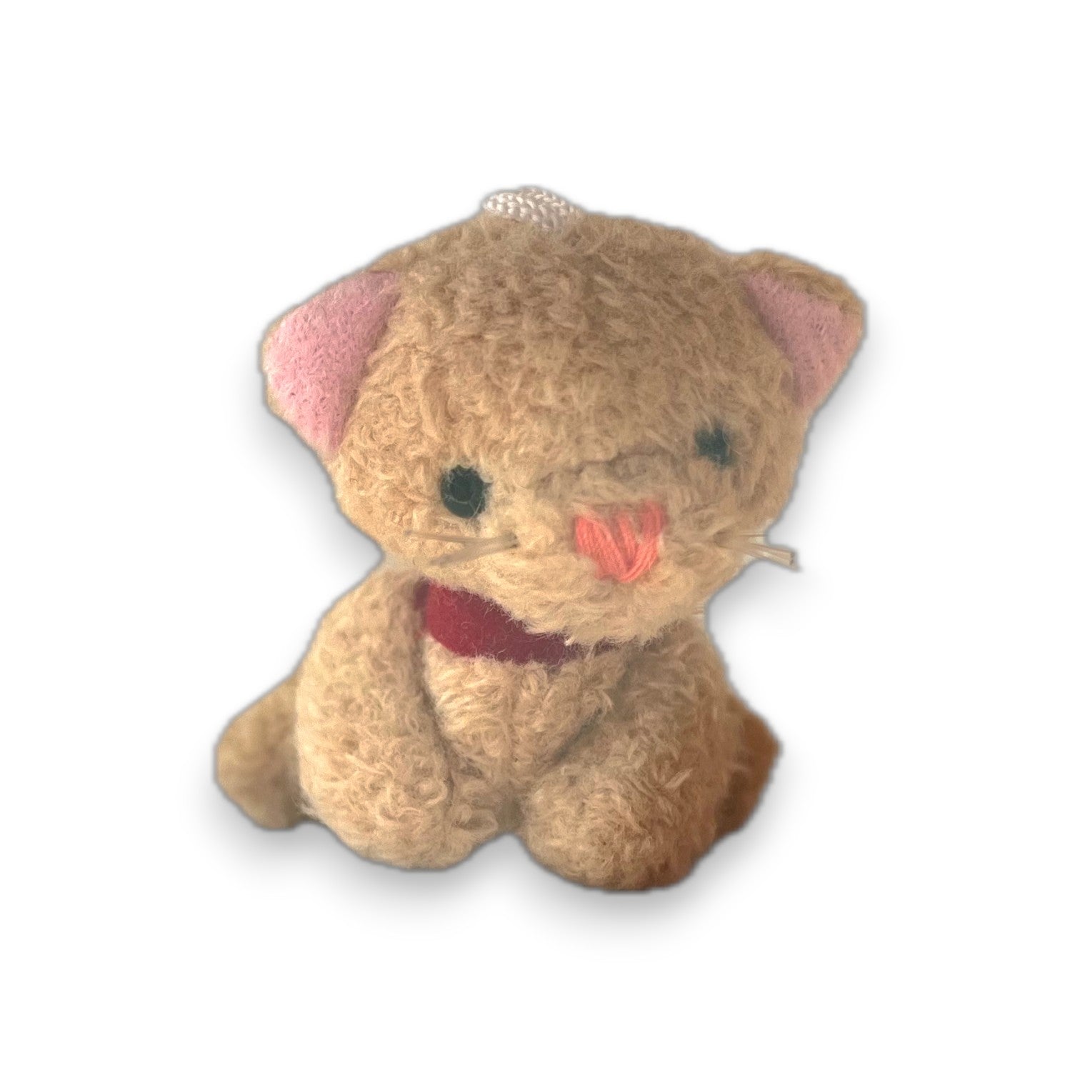 Small Plush Kitty Cat - Beige - 2-in - Mellow Monkey