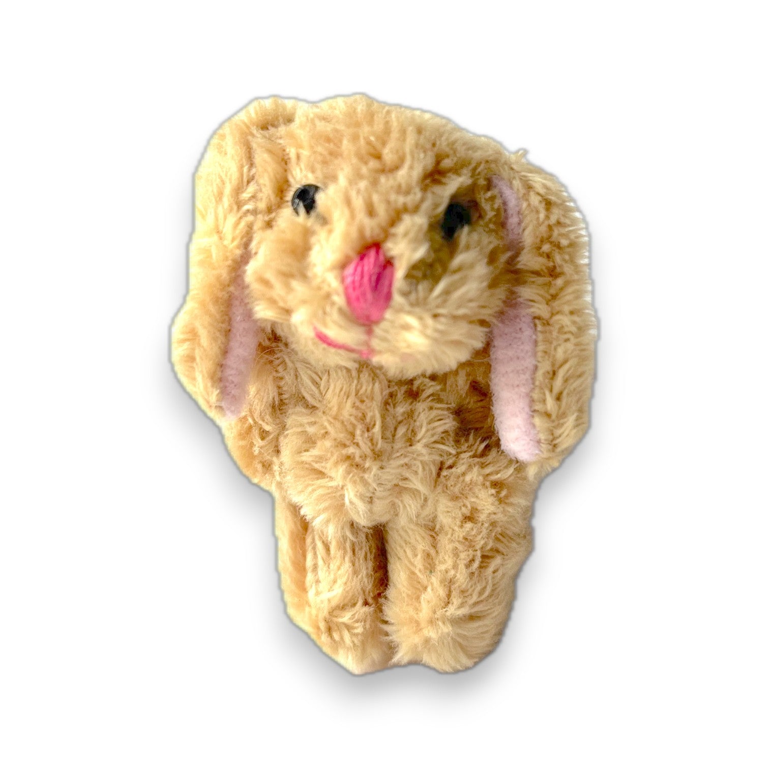 Small Plush Bunny Rabbit - Brown - Backpack Charm - 2-1/4-in - Mellow Monkey