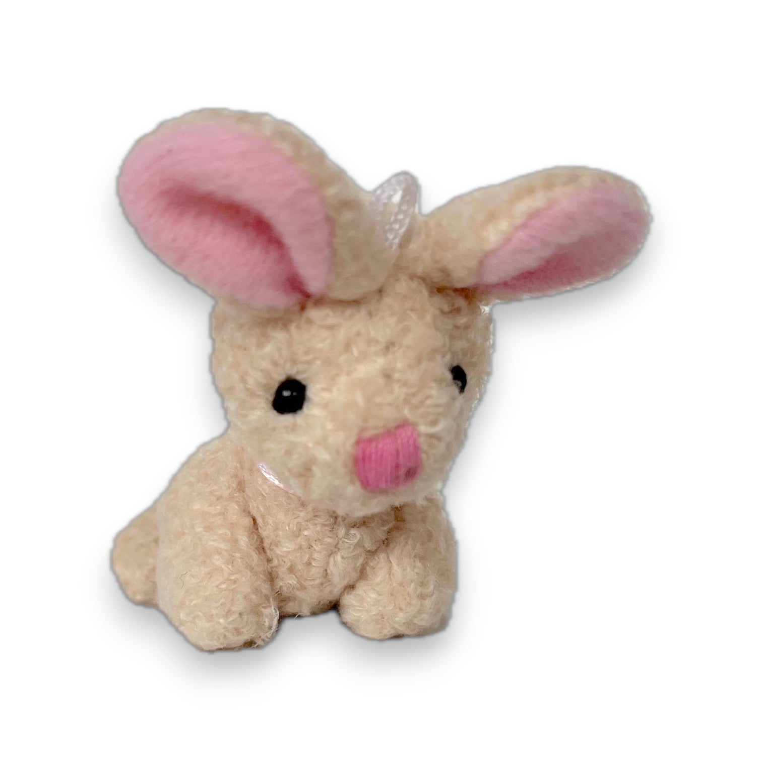 Small Plush Bunny Rabbit - Light Brown - 2-in - Mellow Monkey