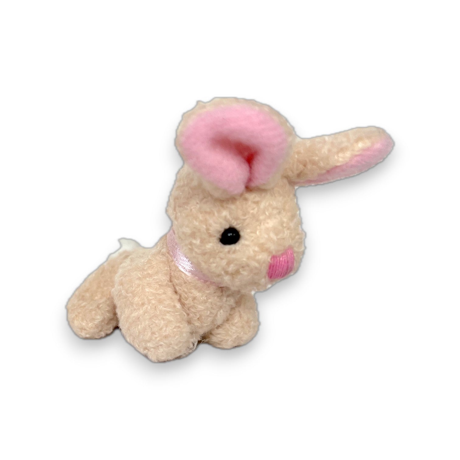 Small Plush Bunny Rabbit - Light Brown - 2-in - Mellow Monkey