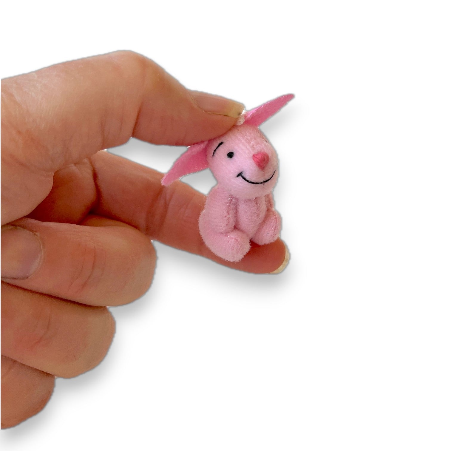 Miniature Plush Pig - Pink - Backpack Charm - 1-1/2-in - Mellow Monkey