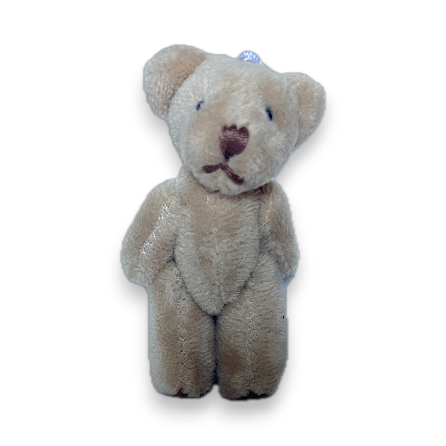 Miniature Plush Bear - Light Brown - 2-3/4-in - Mellow Monkey