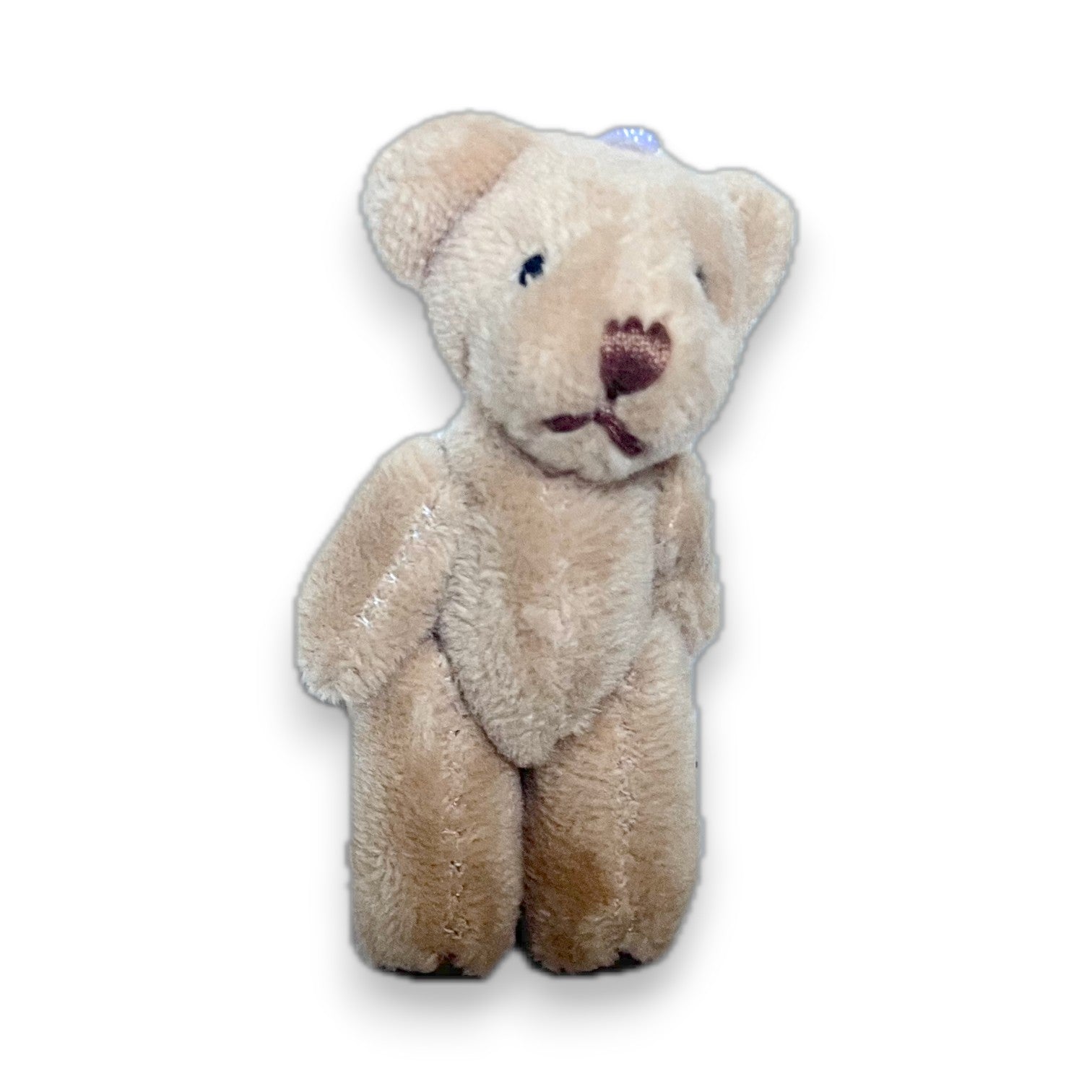 Miniature Plush Bear - Light Brown - 2-3/4-in - Mellow Monkey