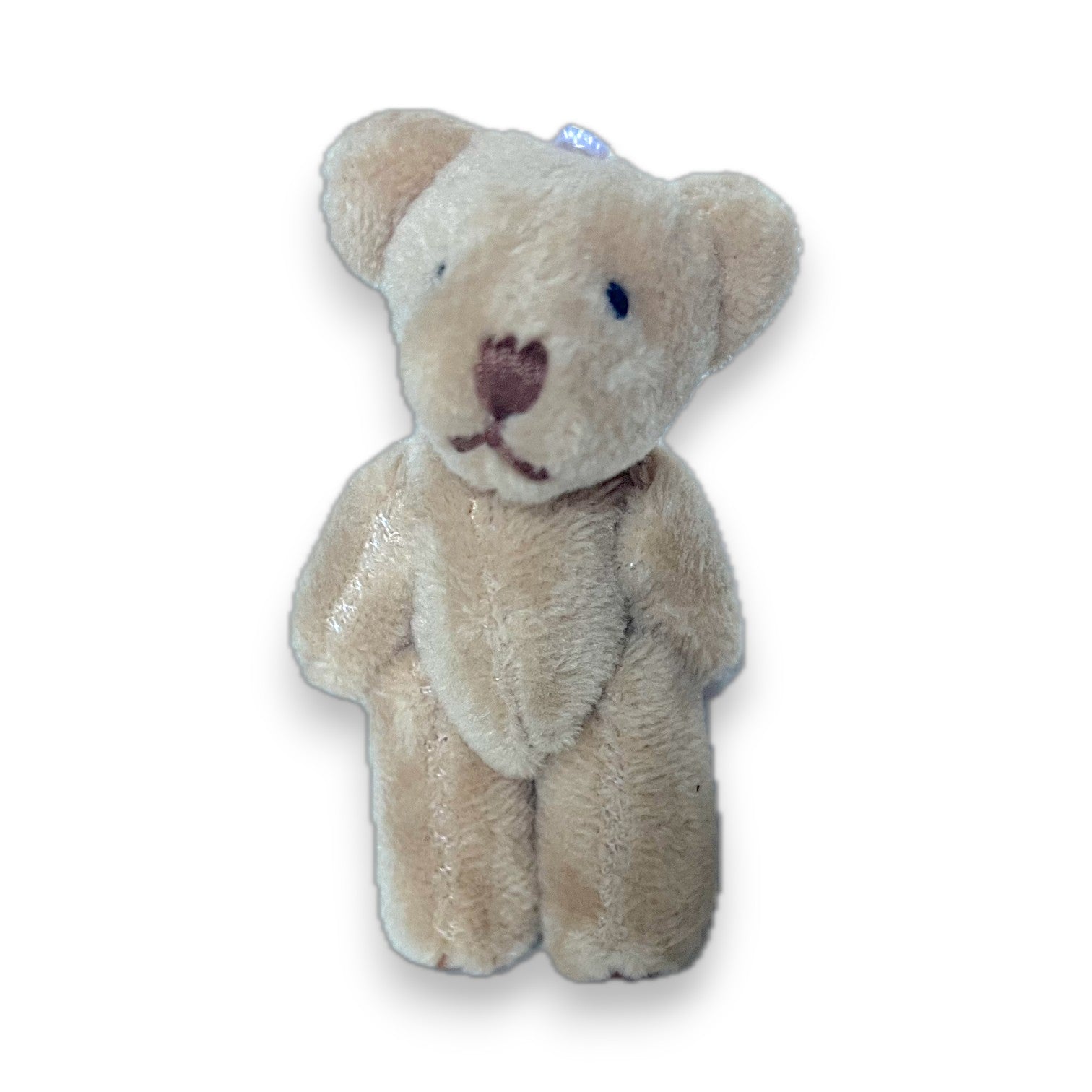 Miniature Plush Bear - Light Brown - 2-3/4-in - Mellow Monkey