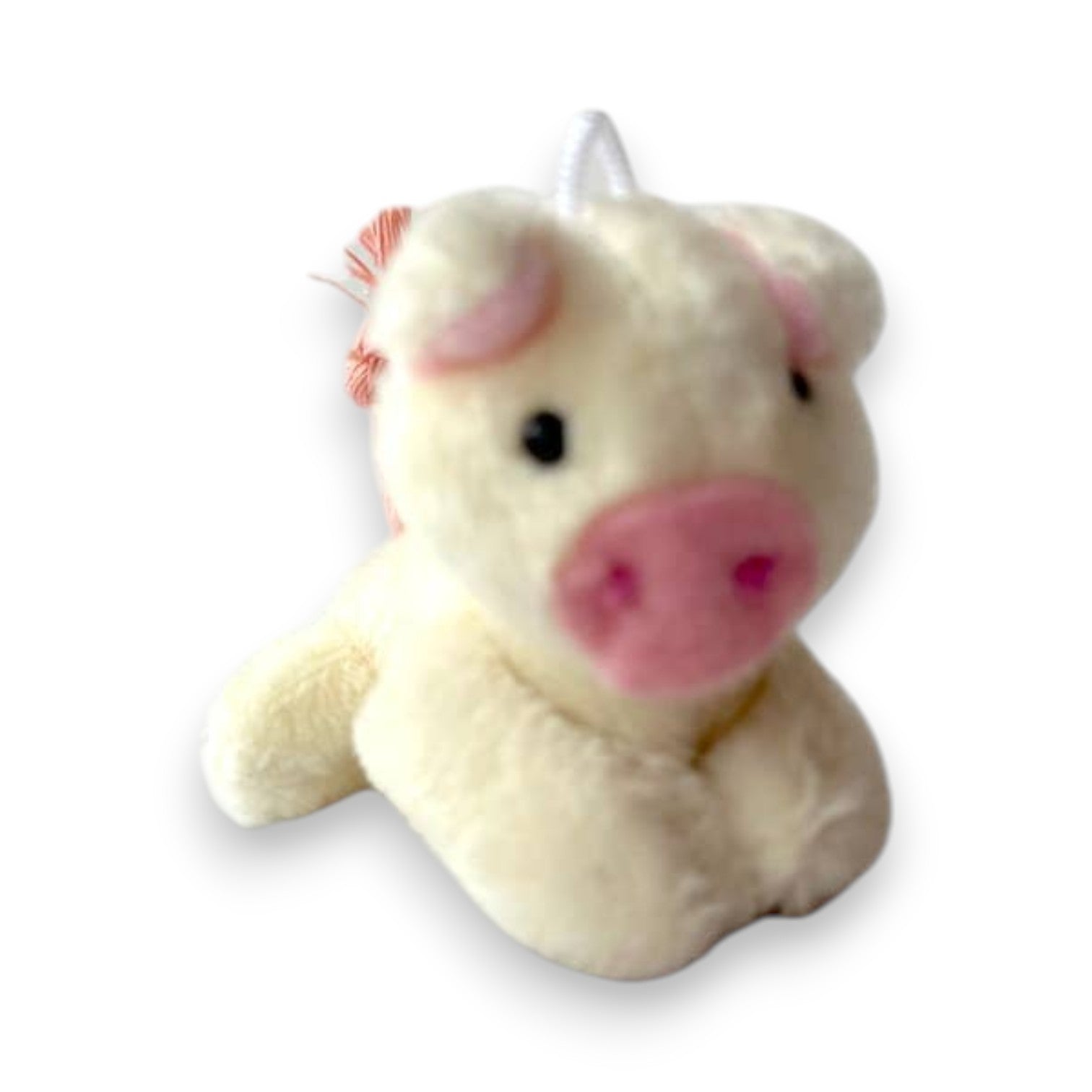 Miniature Plush Pig - Cream - 2-in - Mellow Monkey