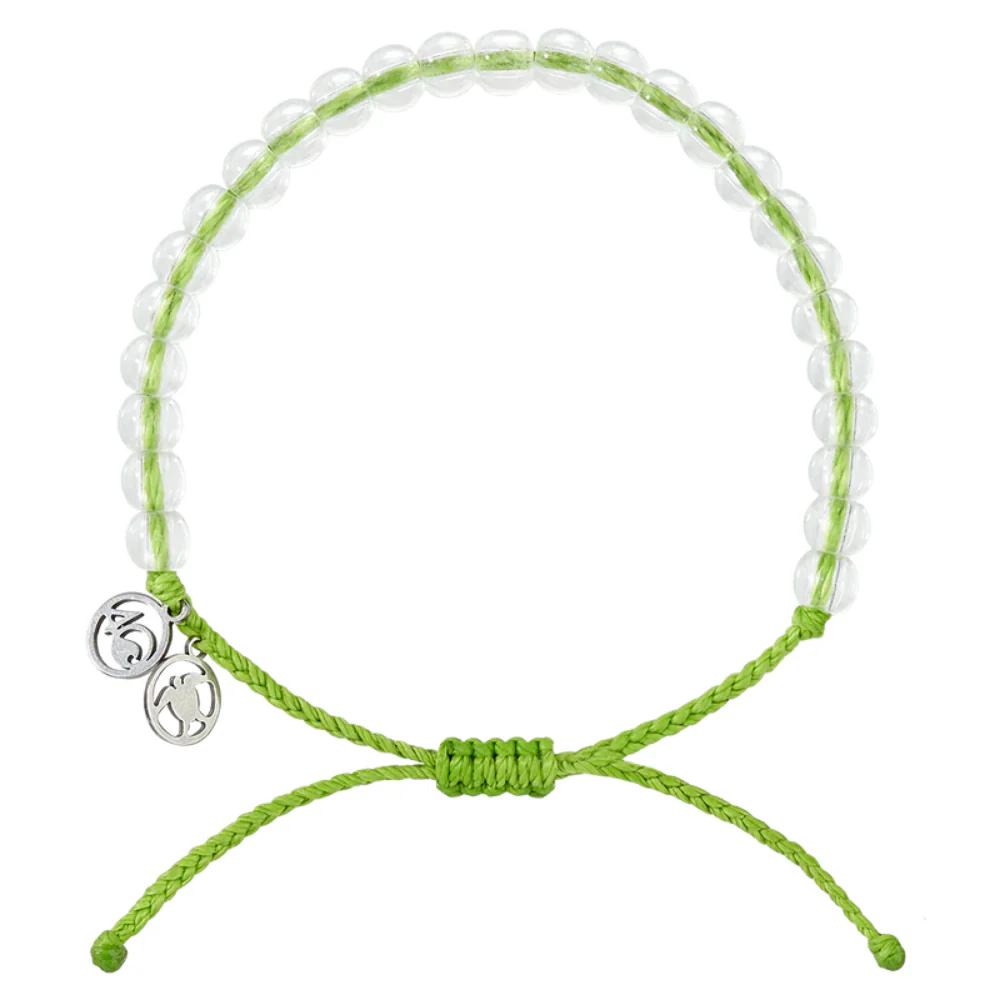 4Ocean Unisex Sea Turtle Beaded Bracelet - Lime - Mellow Monkey