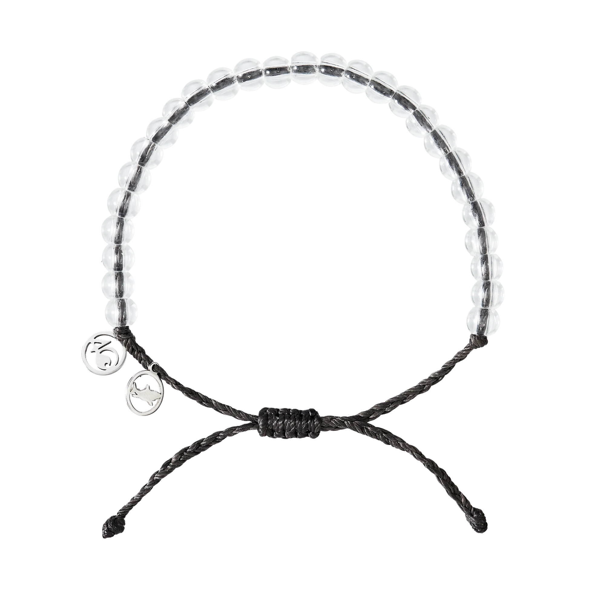 4Ocean Unisex Shark Beaded Bracelet - Black - Mellow Monkey