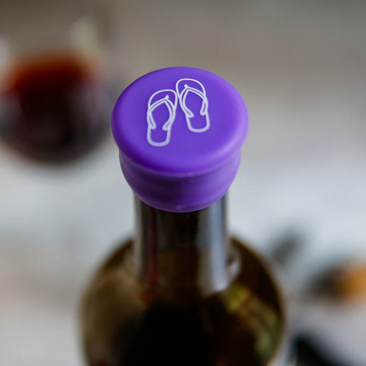 Flip Flops - Capabunga Wine Bottle Top Seal - Mellow Monkey