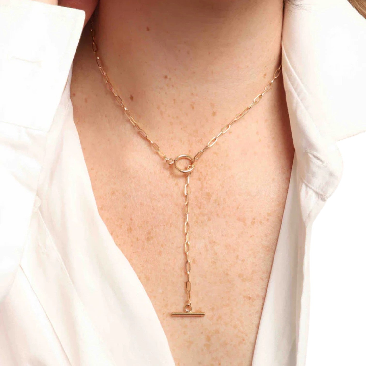 Supreme Lariat - 14K Gold Plated - Three In One – Mellow Monkey