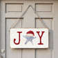 Joy Santa Starfish Twine Sign - 11-in. - Mellow Monkey