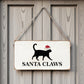 Santa Claws - Cat Twine Sign - 11-in. - Mellow Monkey