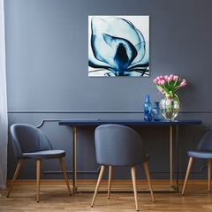 Blue Magnolia X-Ray - Radiographic Photography Artwork by Albert Koetsier - 24-in - Mellow Monkey