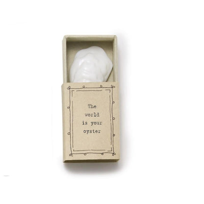 Ceramic Shell Figurine in Gift Box - Pocket Size - Mellow Monkey