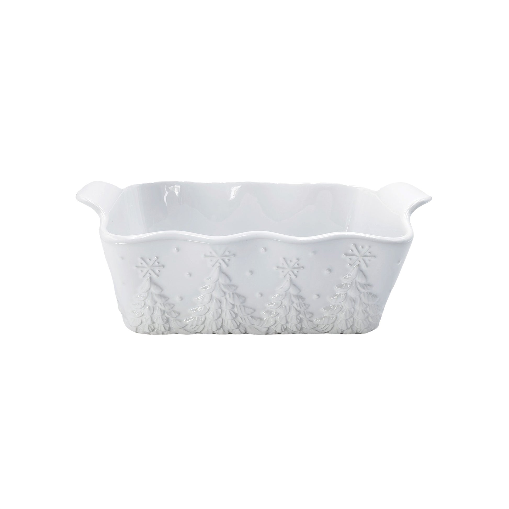 1.75QT Loaf Pan - Frosty Forest White - Mellow Monkey