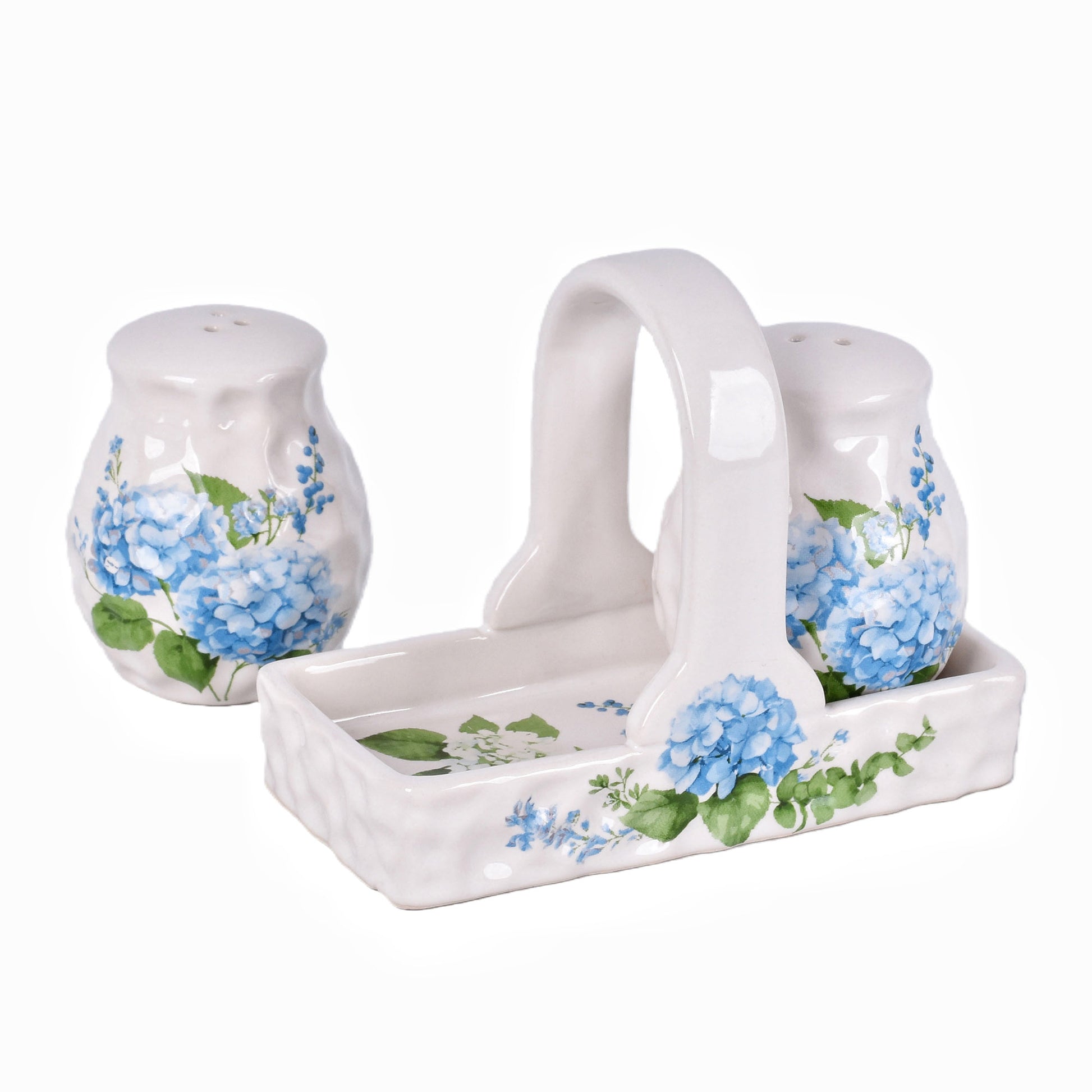 Hydrangea Salt And Pepper Set - 3-piece - Temp-tations - Mellow Monkey