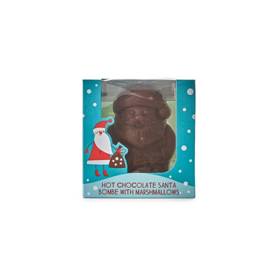 Santa Hot Chocolate Cocoba Bombe - 100% Belgian Milk Chocolate - Mellow Monkey