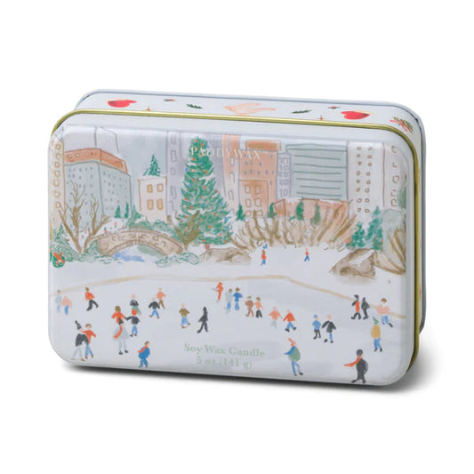Mistletoe & Mint Holiday Candle Tin - 5 oz. - Mellow Monkey