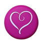 Magenta Heart - Capabunga Wine Bottle Top Seal - Mellow Monkey