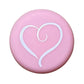 Pink Heart - Capabunga Wine Bottle Top Seal - Mellow Monkey
