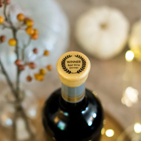 Winner Best Wine Drinker - Capabunga Wine Bottle Top Seal - Mellow Monkey