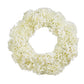26" White Hydrangea Wreath - Mellow Monkey