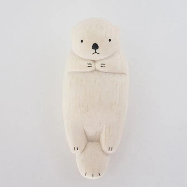 Sea Otter - Polepole Animal - 1.5-in - Mellow Monkey