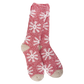 World's Softest - Cozy Crew Socks - Snowflakes - Mellow Monkey