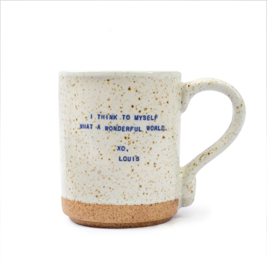 XO Louis Mug - What A Wonderful World - Mellow Monkey