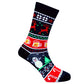 Xmas Sweater - Natural Bamboo Knit Socks - Mellow Monkey