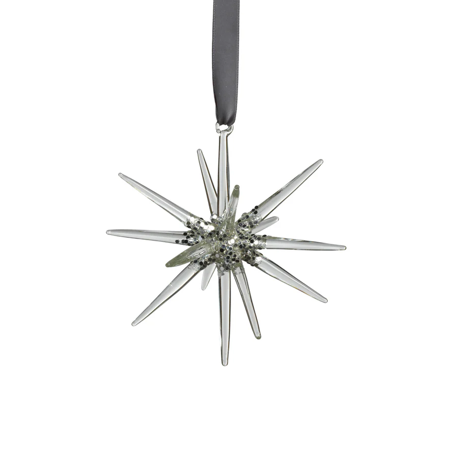 Glass 3D Snowflake Ornament - Mellow Monkey