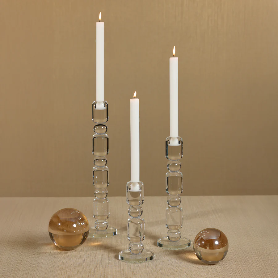Mellow Monkey Louisa Crystal Taper Holder - Thumbnail 2