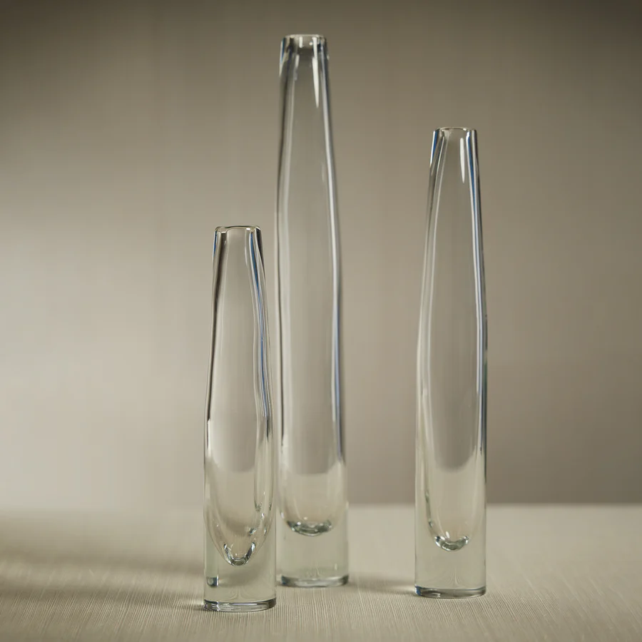 Tate Slim Vase - Clear - Mellow Monkey