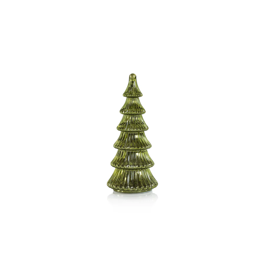 Davos LED Antique Tree - Green - 9.75 in - Mellow Monkey