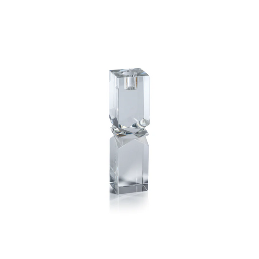 Vienna Artistry Crystal Candle Holder - Tall - 7.5" - Mellow Monkey