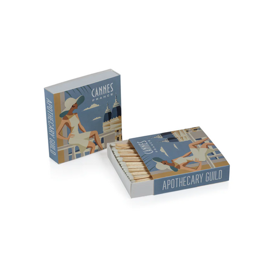 Côte d'Azur Match Box - Cannes - 120 Pack of 4 in Sticks - Mellow Monkey
