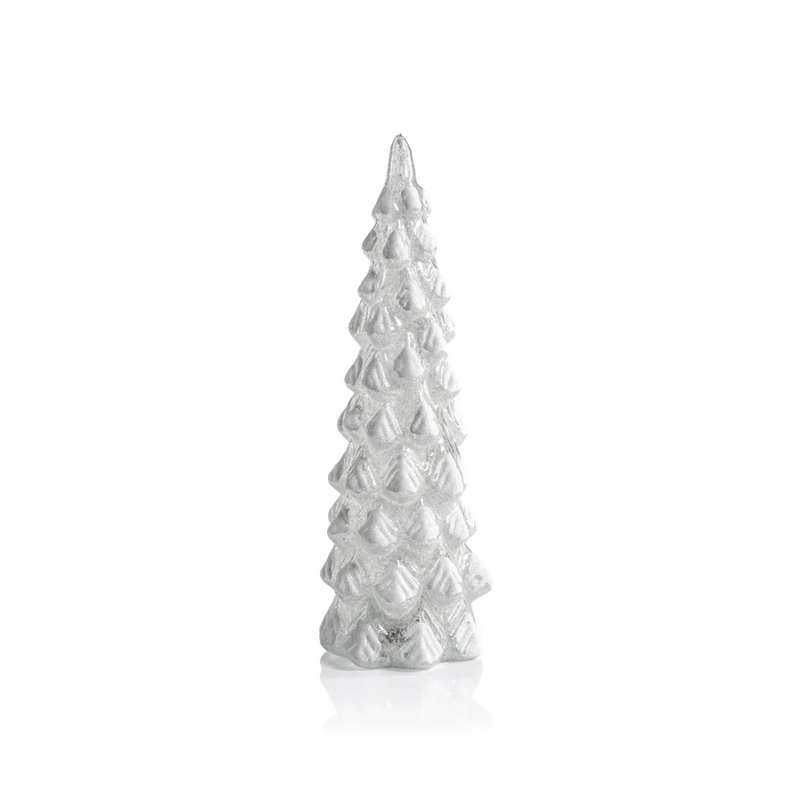 LED Snow Tree - White - 12.25 in - Mellow Monkey