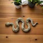 Stoneware Snake - Multi Color (Each One Will Vary) - 13-1/4-in - Mellow Monkey