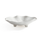 Alfresco Ceramic Round Wavy Bowl on Stand - 16.25-in - Mellow Monkey