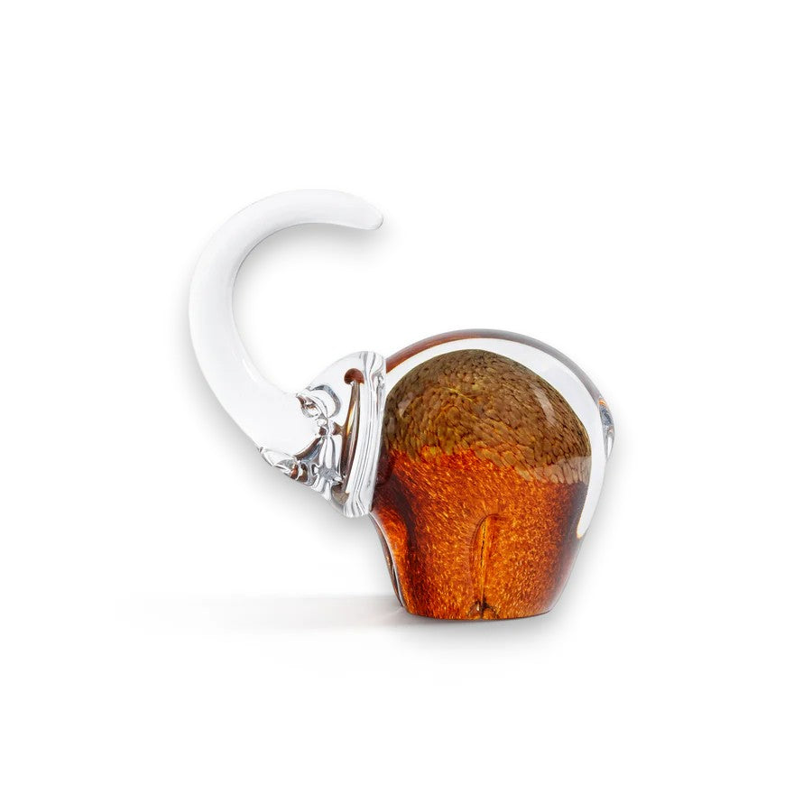 Great Elephant - Golden Amber Glass - Mellow Monkey