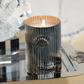 Cap Ferrat Fan Shell Design Candle in Gift Box - Nickel: Sea Salt - 8.25 oz - Mellow Monkey