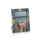 Palermo Blue Bone Inlay Photo Frame With Brass Trim - 5x7 - Mellow Monkey