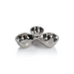 Punta Mita Cocktail Condiment Bowl Set - Polished Nickel - Mellow Monkey