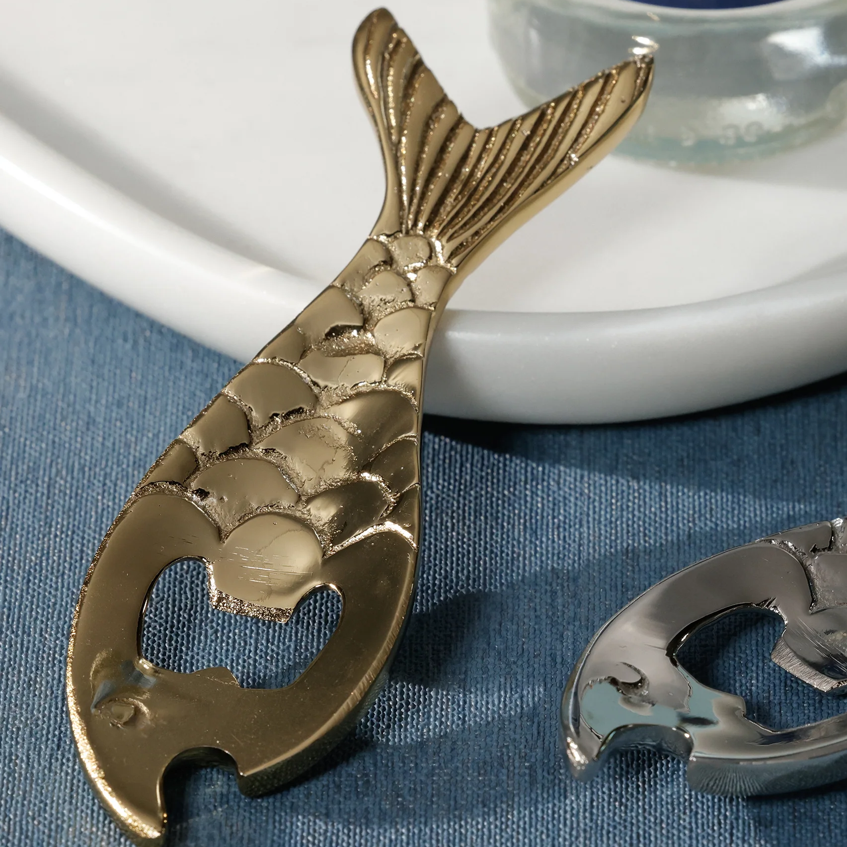 Fish Bottle Opener - Polished Gold - Mellow Monkey