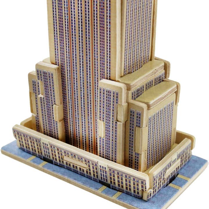 Empire State Building: 3D Wooden Puzzle - Mellow Monkey