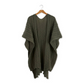 Olive Green - Kenna Poncho - Mellow Monkey