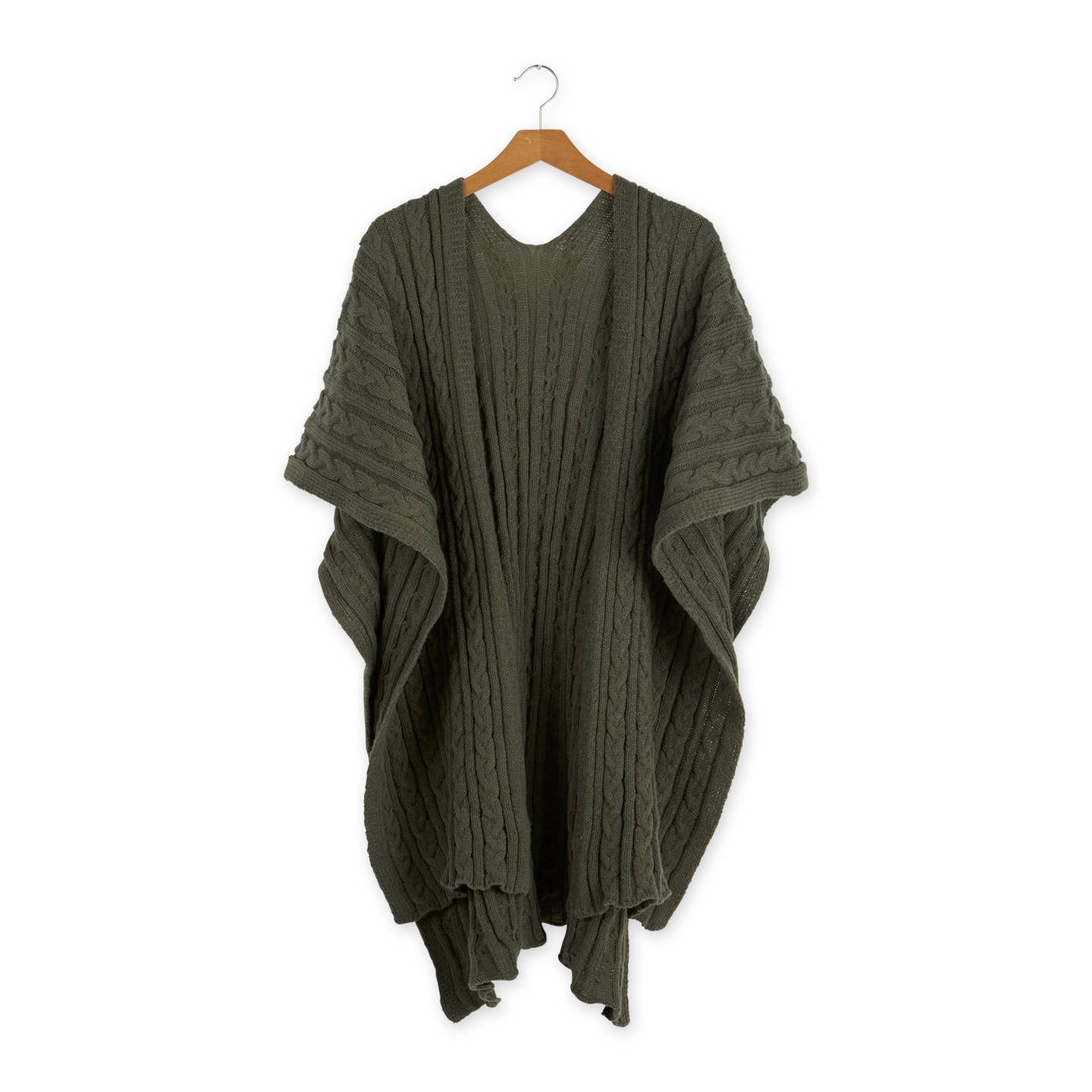 Olive Green - Kenna Poncho - Mellow Monkey